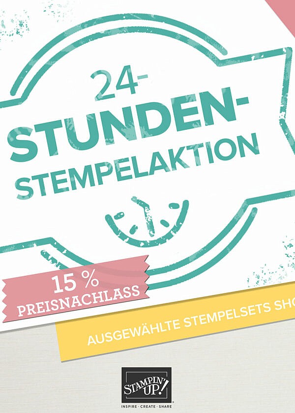 Stempelaktion -15% auf Produkte von Stampin‘ Up!