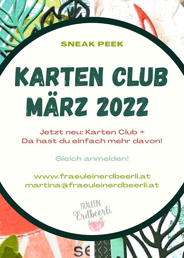 Collagen Kunst – Karten Club + März 2022