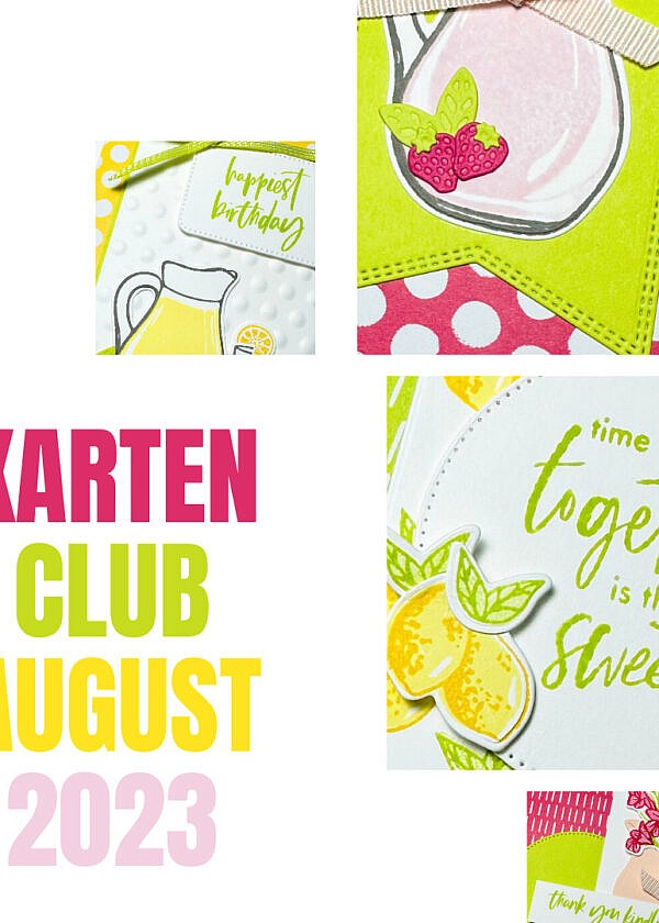 Karten Club August – So Refreshing mit Stampin‘ Up!