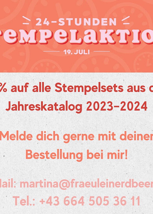 Stempelsets 15% günstiger