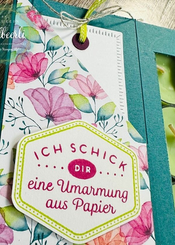 Teelichtkarte + Skizze mit Produkten von Stampin‘ Up!