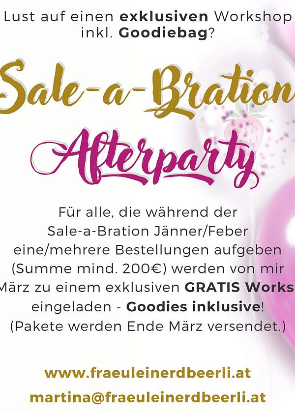 Stampin‘ Up! Sale-a-Bration Afterparty 2025 by Fräulein Erdbeerli