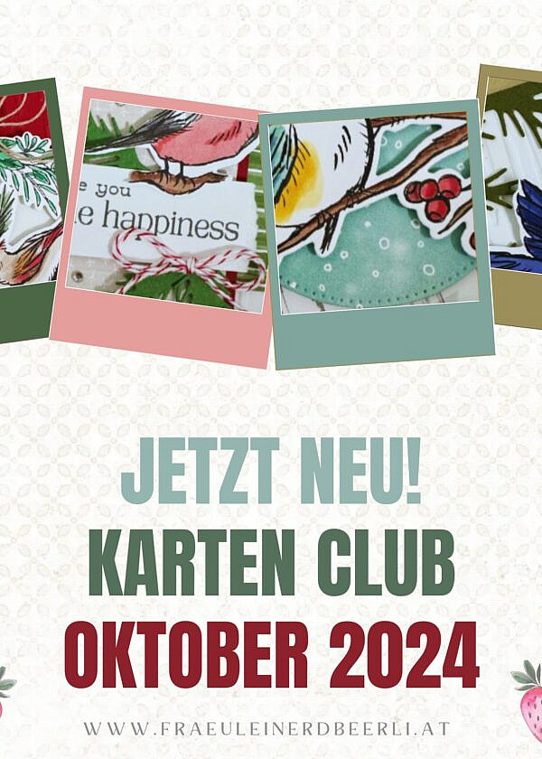 Karten Club Oktober Wintervögel