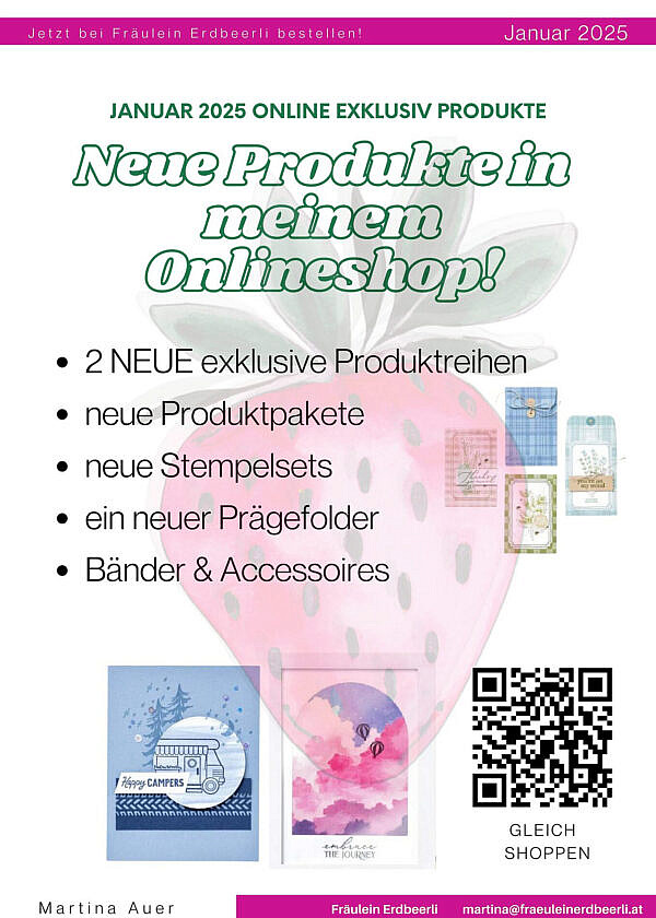 Januar Scrapbooking & Online Exklusiv Produkte Stampin‘ Up!